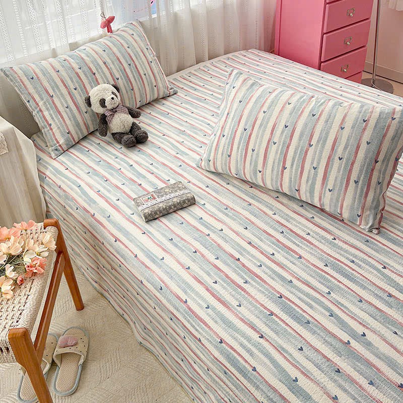 GA GỐI LẺ- Set ga gối lẻ chất liệu Đũi sợi tre (mẫu mới)