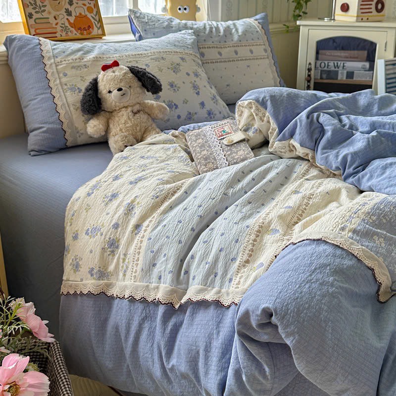 ĐŨI SỢI TRE- Đũi Sợi Tre Mix Ren (mã 92)