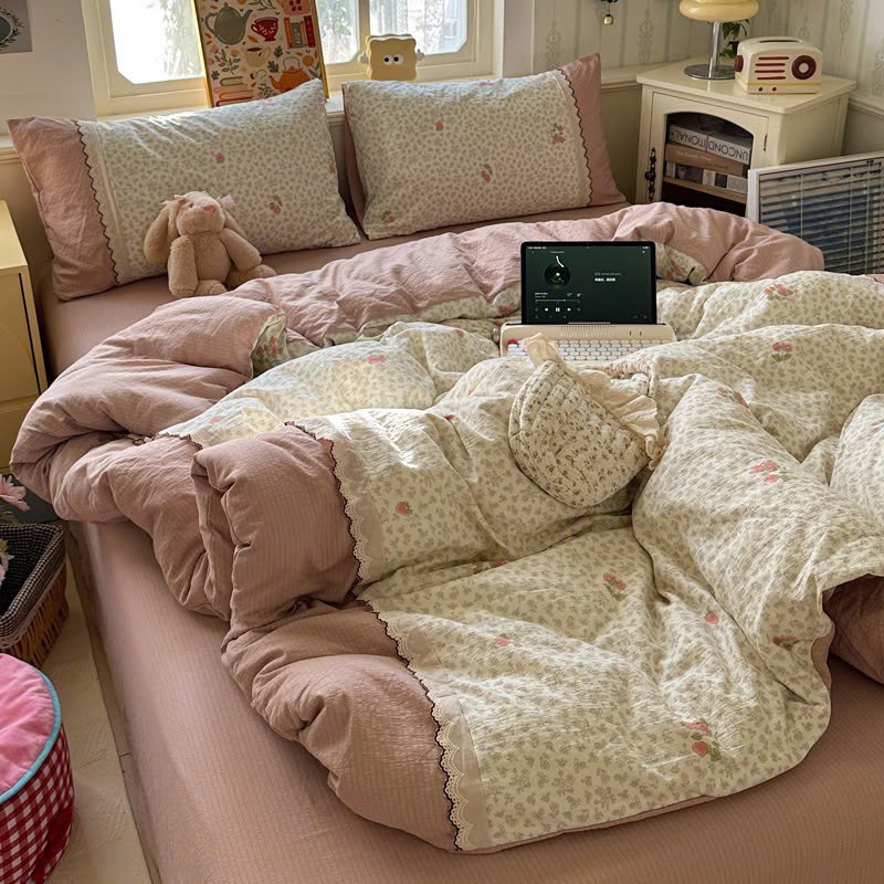 ĐŨI SỢI TRE- Đũi Sợi Tre Mix Ren (mã 92)