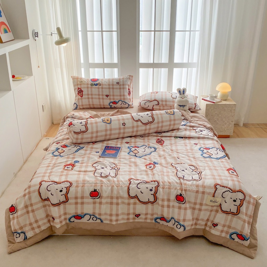 SET CHĂN CHẦN- Set chăn chần 5 món (new)