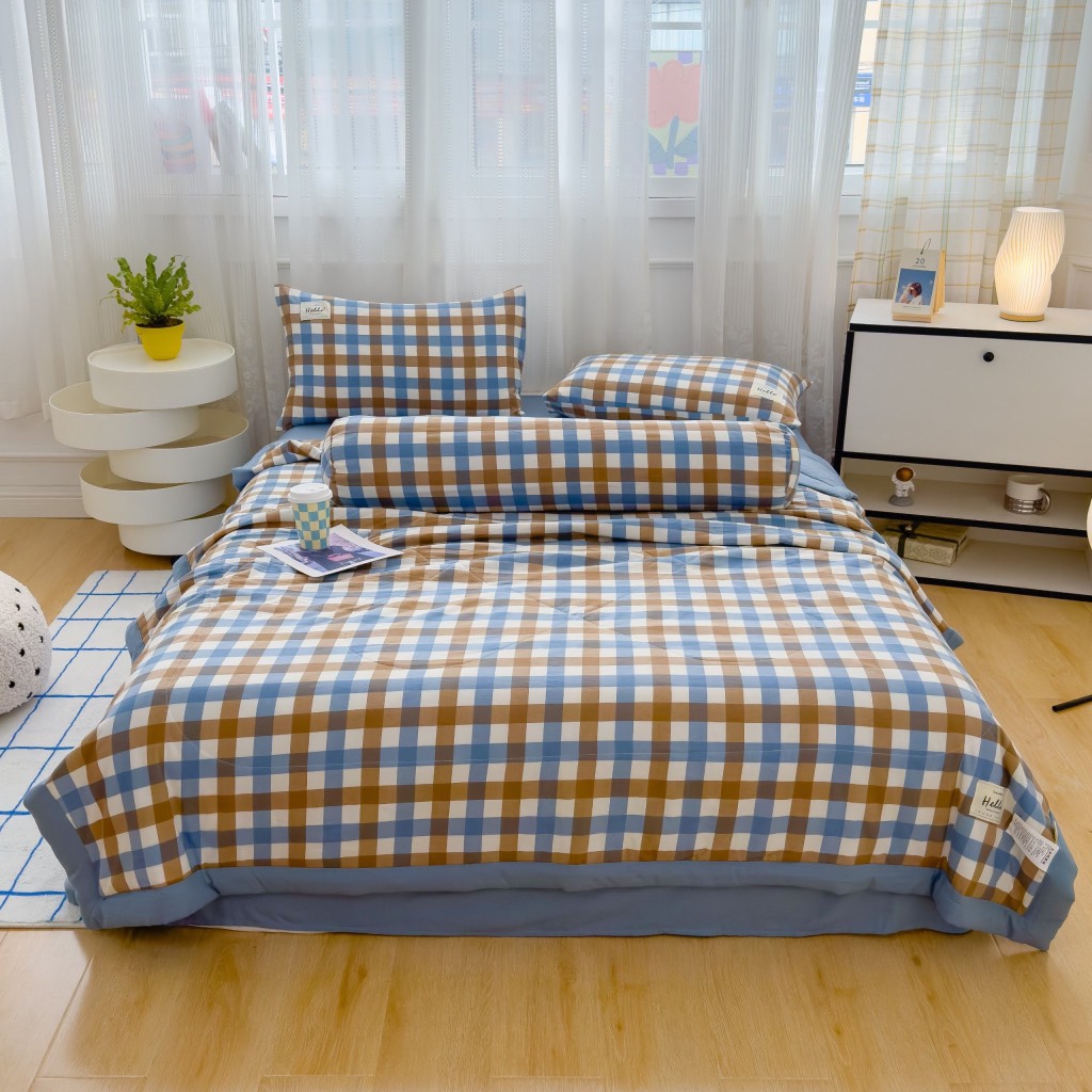 SET CHĂN CHẦN- cotton đũi caro/hoạ tiết