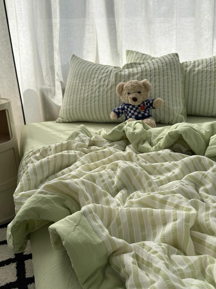 SET CHĂN CHẦN- Set chăn chần dập sọc