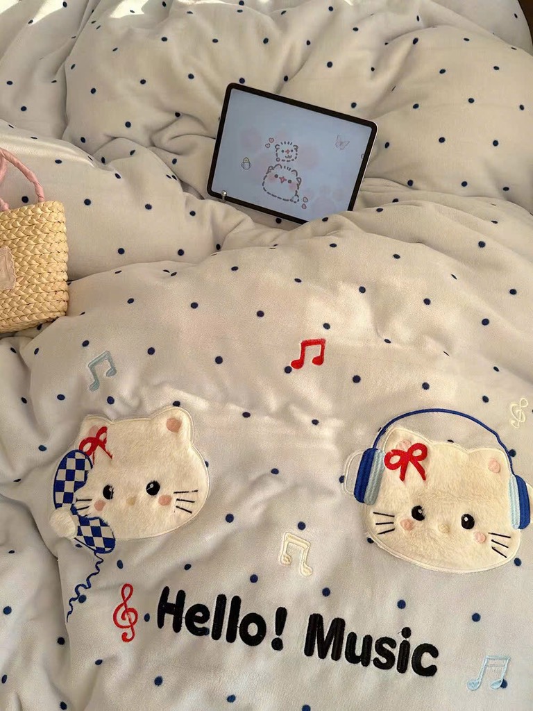 NỈ NHUNG- Set Nỉ Nhung Thêu Nổi Animal full 11 màu