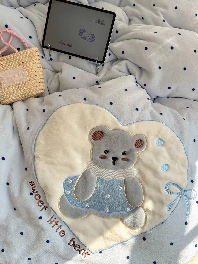 NỈ NHUNG- Set Nỉ Nhung Thêu Nổi Animal full 11 màu