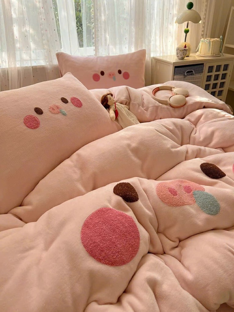 NỈ NHUNG- Set Nỉ Nhung Thêu Nổi ver2 full 8 mẫu