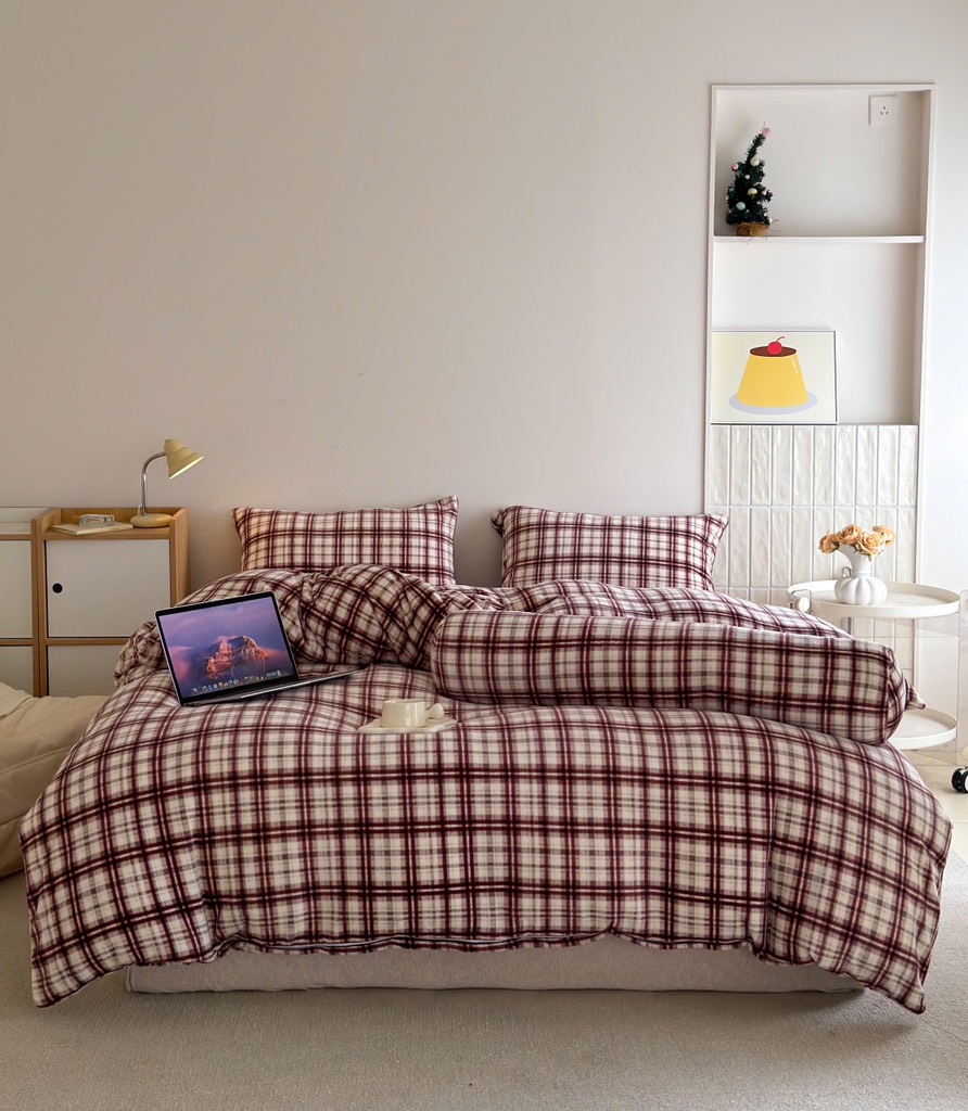 NỈ NHUNG- Set trần ga gối vỏ chăn