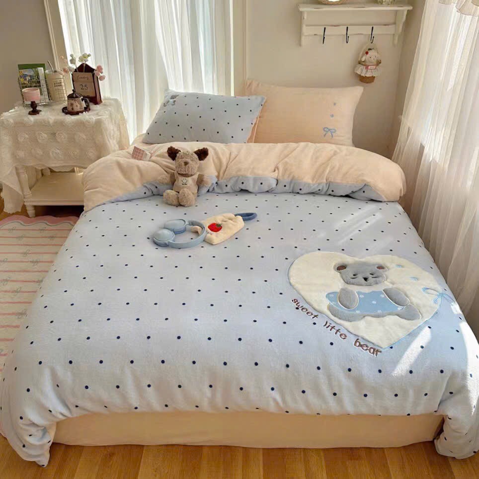 NỈ NHUNG- Set Nỉ Nhung Thêu Nổi Animal full 11 màu