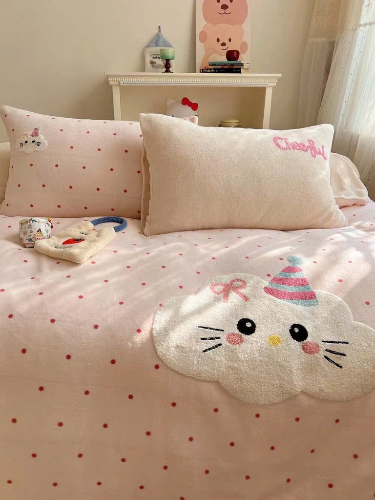 NỈ NHUNG- Set Nỉ Nhung Thêu Nổi Animal full 11 màu