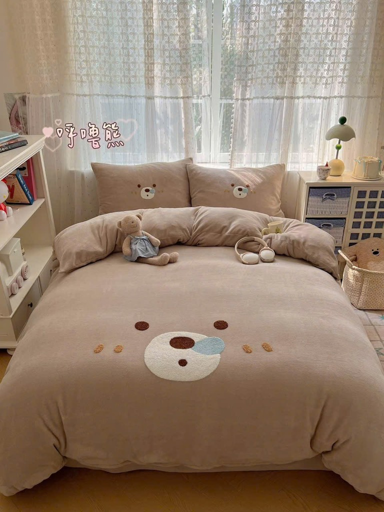 NỈ NHUNG- Set Nỉ Nhung Thêu Nổi ver2 full 8 mẫu