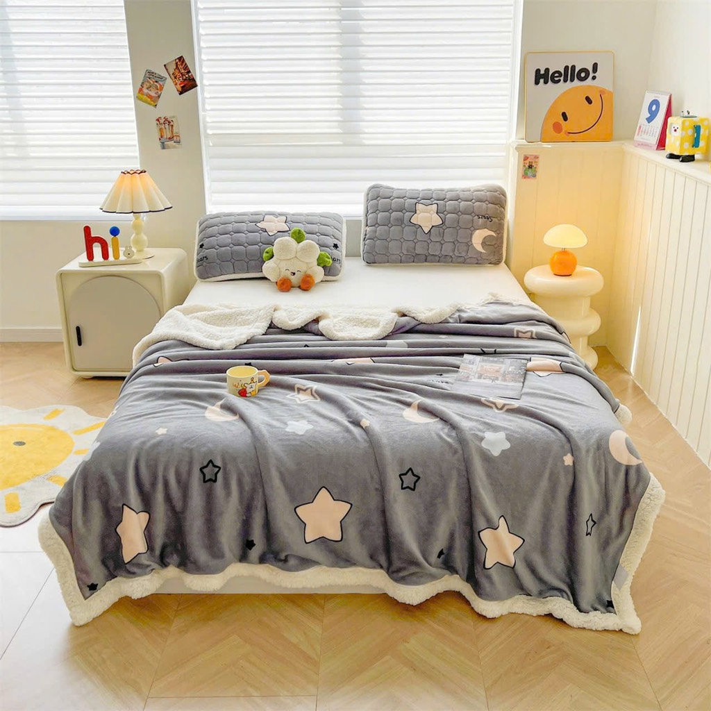 CHĂN NỈ NHUNG- Chăn nỉ nhung có khoá kéo