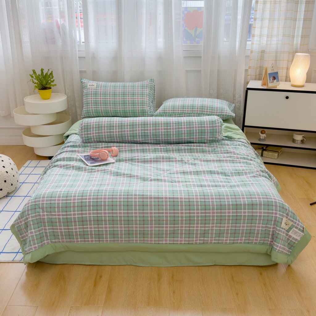 SET CHĂN CHẦN- cotton đũi caro/hoạ tiết