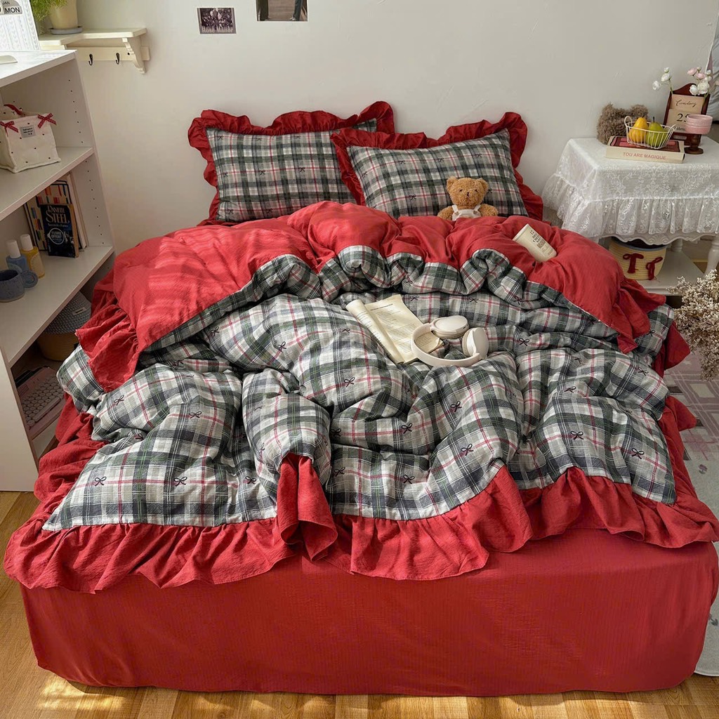 COTTON ĐŨI- Set Cotton đũi viền bèo