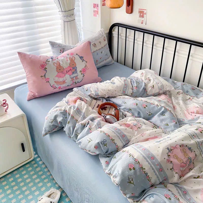 COTTON ĐŨI- Set Chăn ga full Vibe (mã 21)