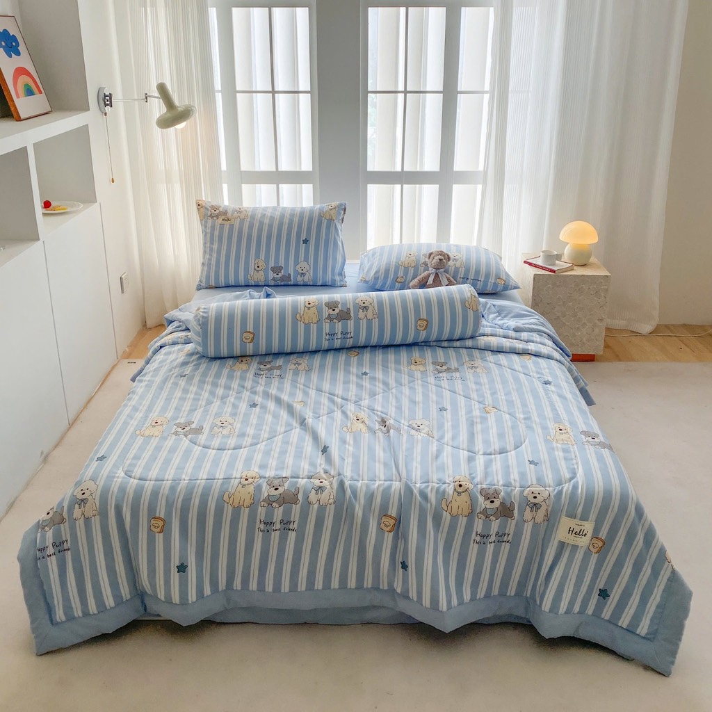 SET CHĂN CHẦN- Set chăn chần 5 món (new)