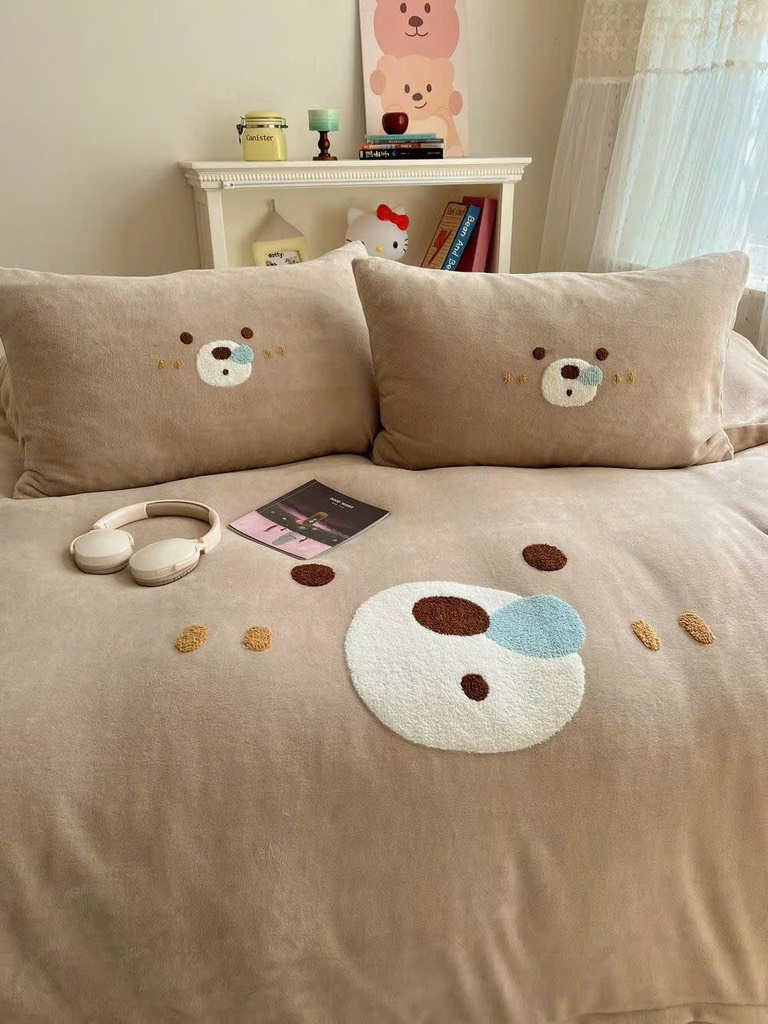 NỈ NHUNG- Set Nỉ Nhung Thêu Nổi ver2 full 8 mẫu