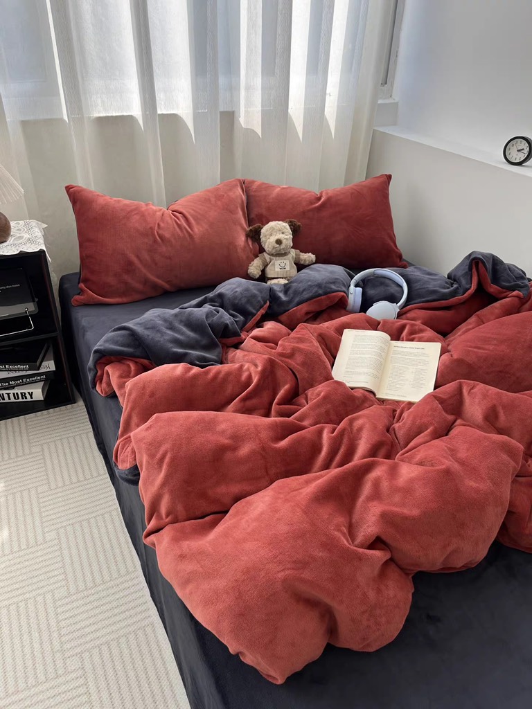 NỈ NHUNG- Nỉ nhung mịn Basic trơn