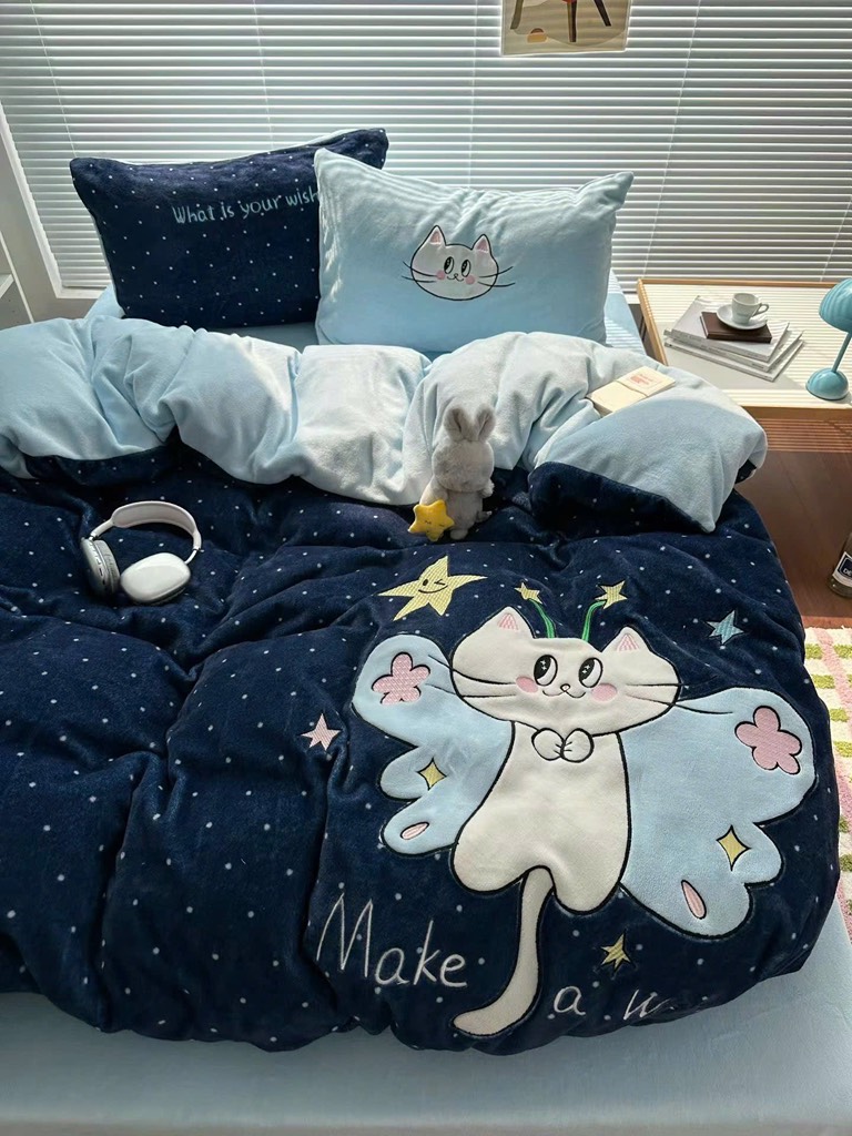 NỈ NHUNG- Set Nỉ Nhung Thêu Nổi Animal