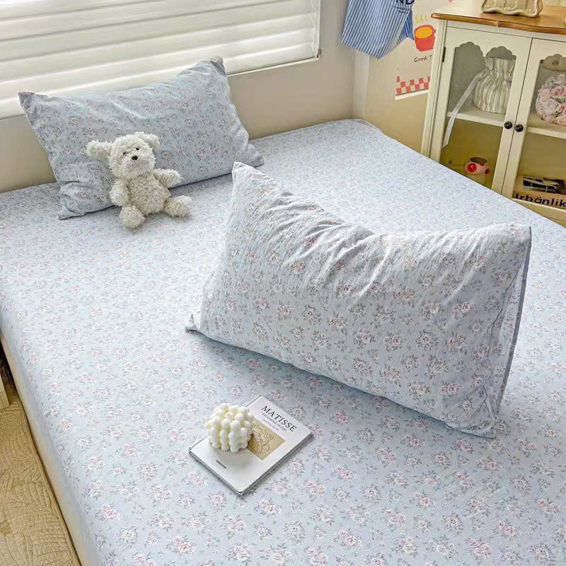 GA GỐI LẺ- Set ga gối lẻ Đũi Sợi Tre Icy