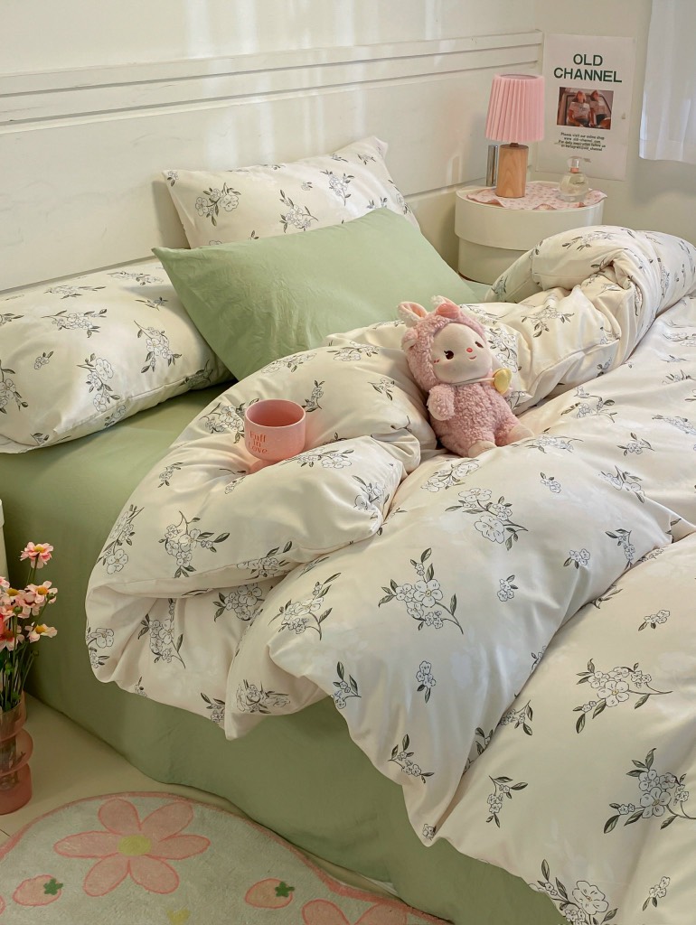 COTTON ĐŨI - Set Chăn ga gối Cotton Đũi Vintage