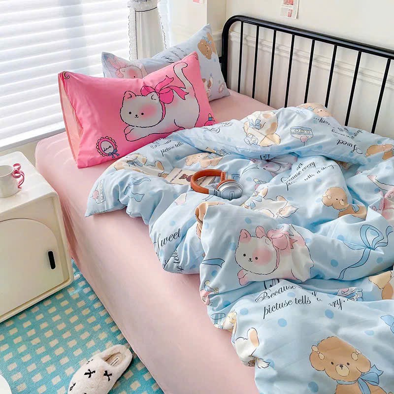 COTTON ĐŨI- Set Chăn ga full Vibe (mã 21)