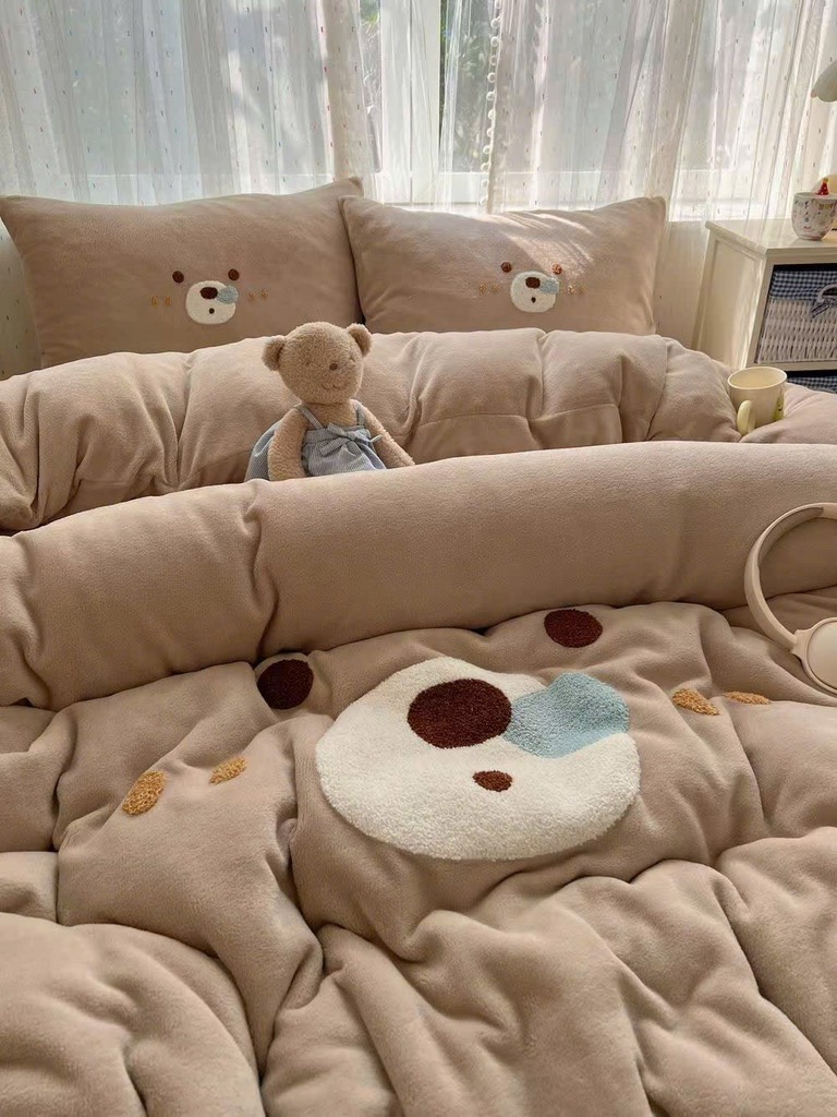 NỈ NHUNG- Set Nỉ Nhung Thêu Nổi ver2 full 8 mẫu