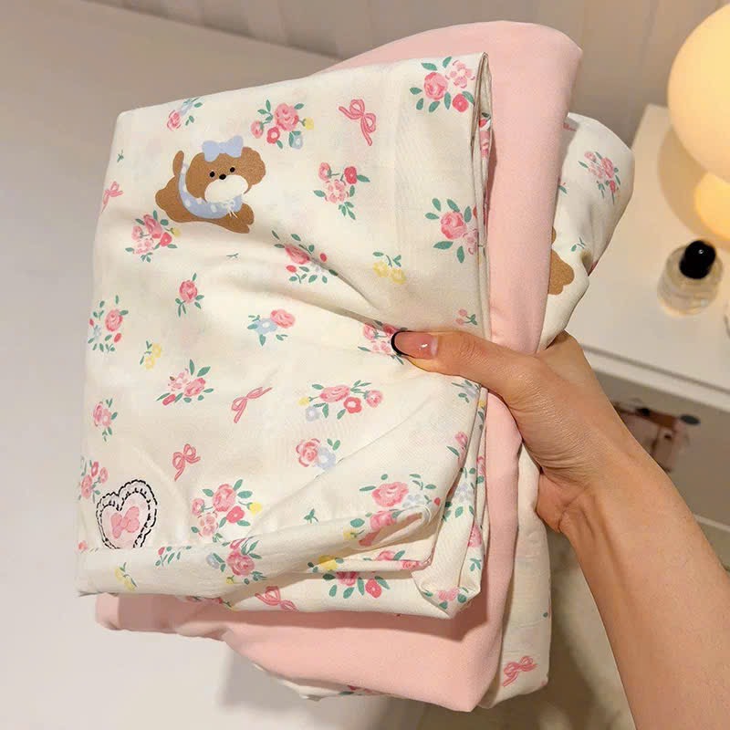 COTTON ĐŨI- Set Chăn ga full Vibe (mã 21)