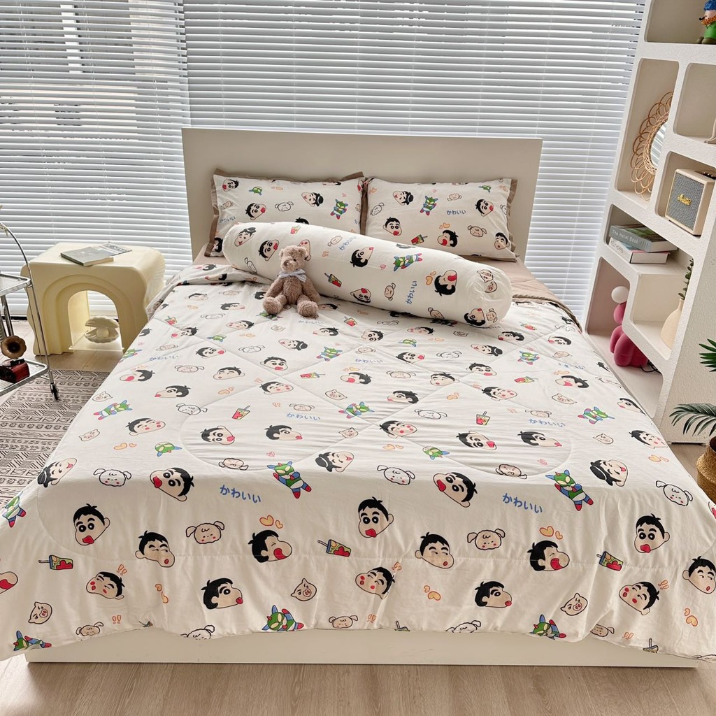 SET CHĂN CHẦN- Set chăn chần xơ đậu 5 món