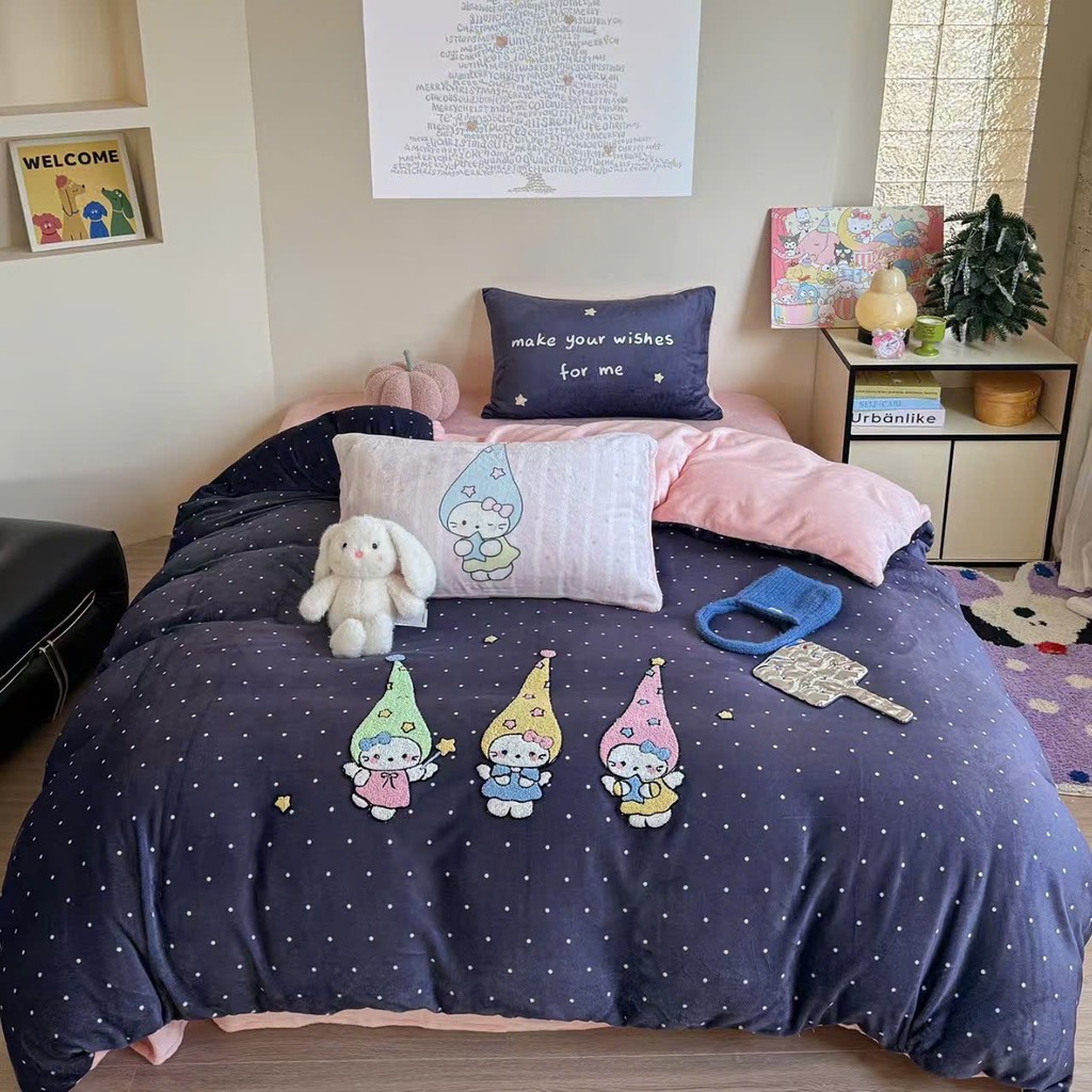 NỈ NHUNG- Set Nỉ nhung thêu nổi Animal