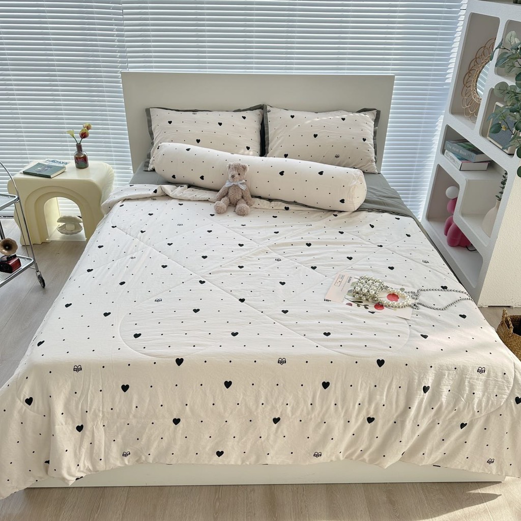 SET CHĂN CHẦN- Set chăn chần xơ đậu 5 món