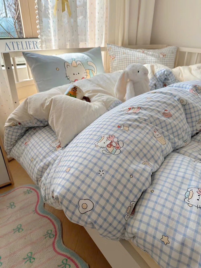 COTTON ĐŨI- Set Cotton Đũi Colorfull Vibes mã 32 (GQ)