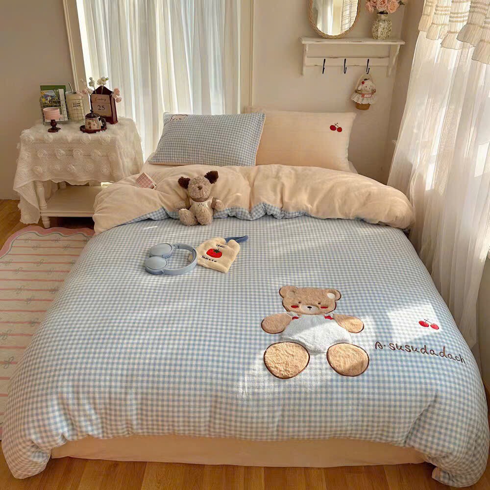 NỈ NHUNG- Set Nỉ Nhung Thêu Nổi Animal full 11 màu