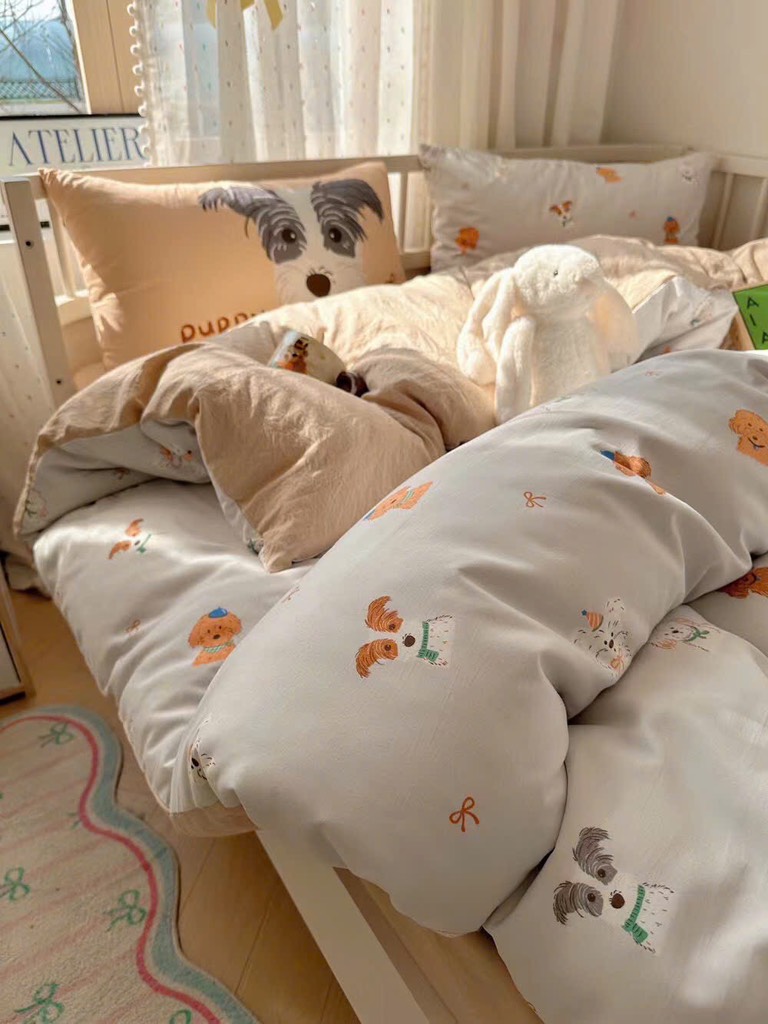 COTTON ĐŨI- Set Cotton Đũi Colorfull Vibes mã 32 (GQ)