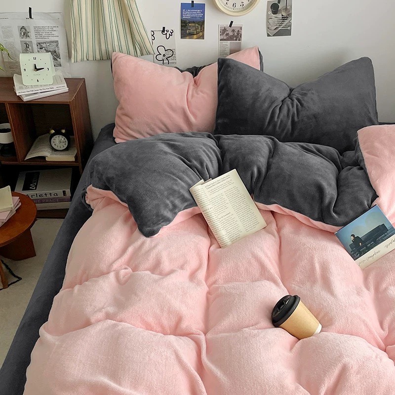 NỈ NHUNG- Nỉ nhung mịn Basic trơn