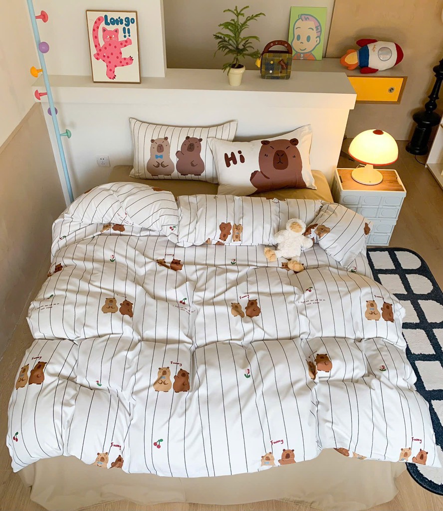 COTTON ĐŨI- animal mix gối mã 72