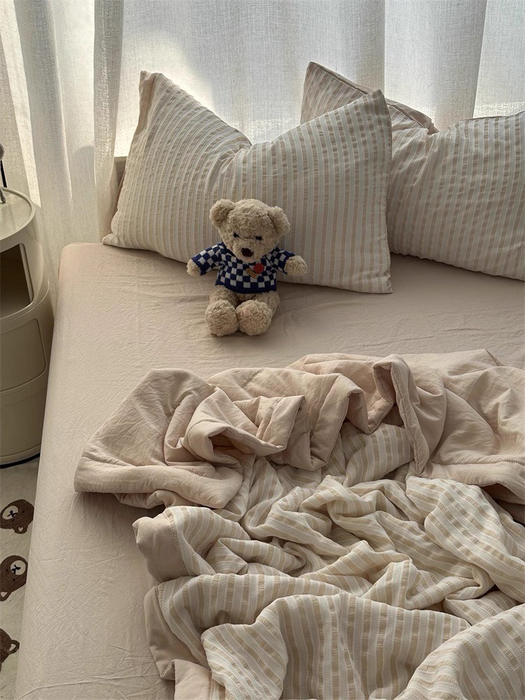 SET CHĂN CHẦN- Set chăn chần dập sọc