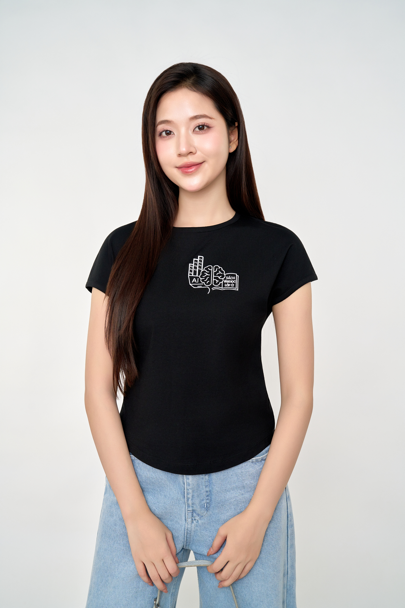 Áo Thun Nữ Bamboo Cổ Tròn Cánh Dơi Form Rộng