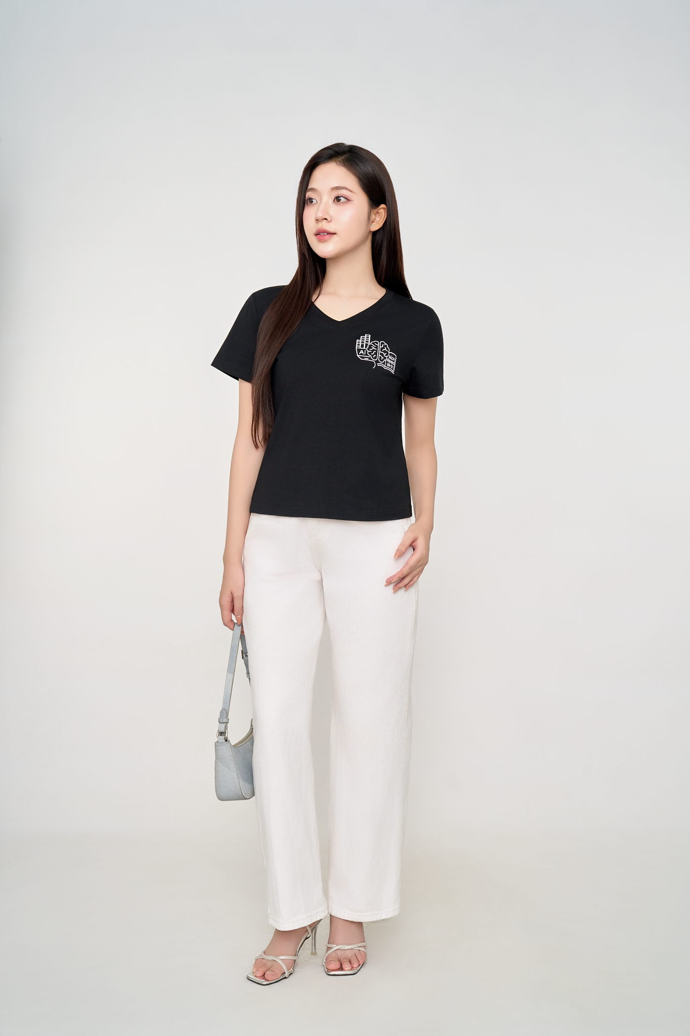 Áo Thun Nữ Bamboo Cổ Tim Cao Cấp Mềm Mịn