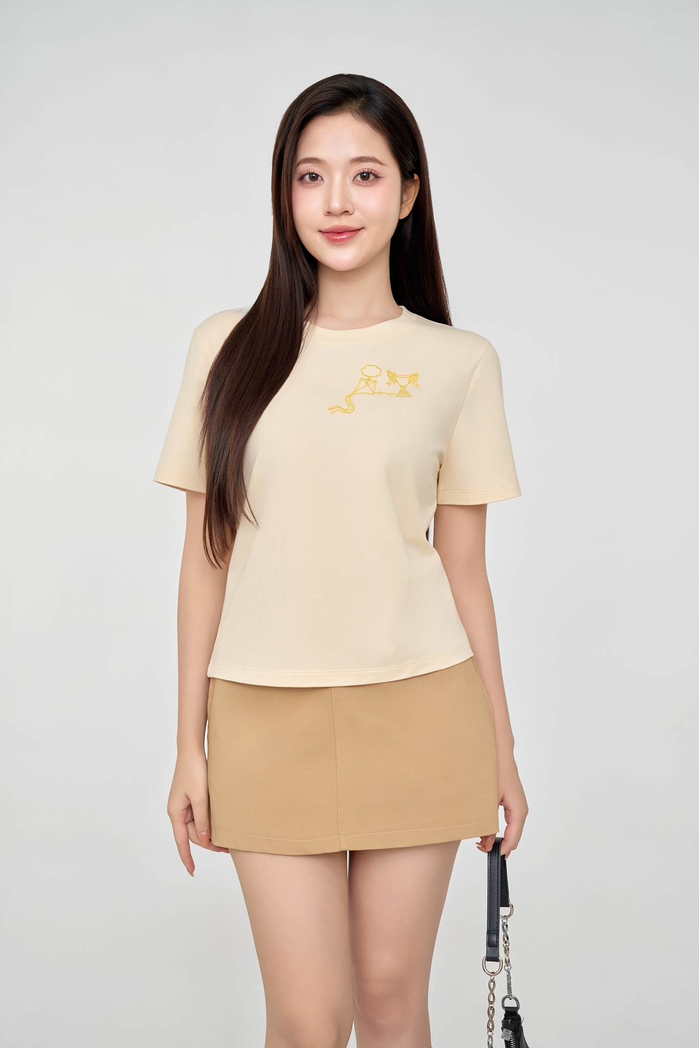 Áo Thun Nữ Bamboo Cổ Tròn Ngắn Tay Mềm Mịn