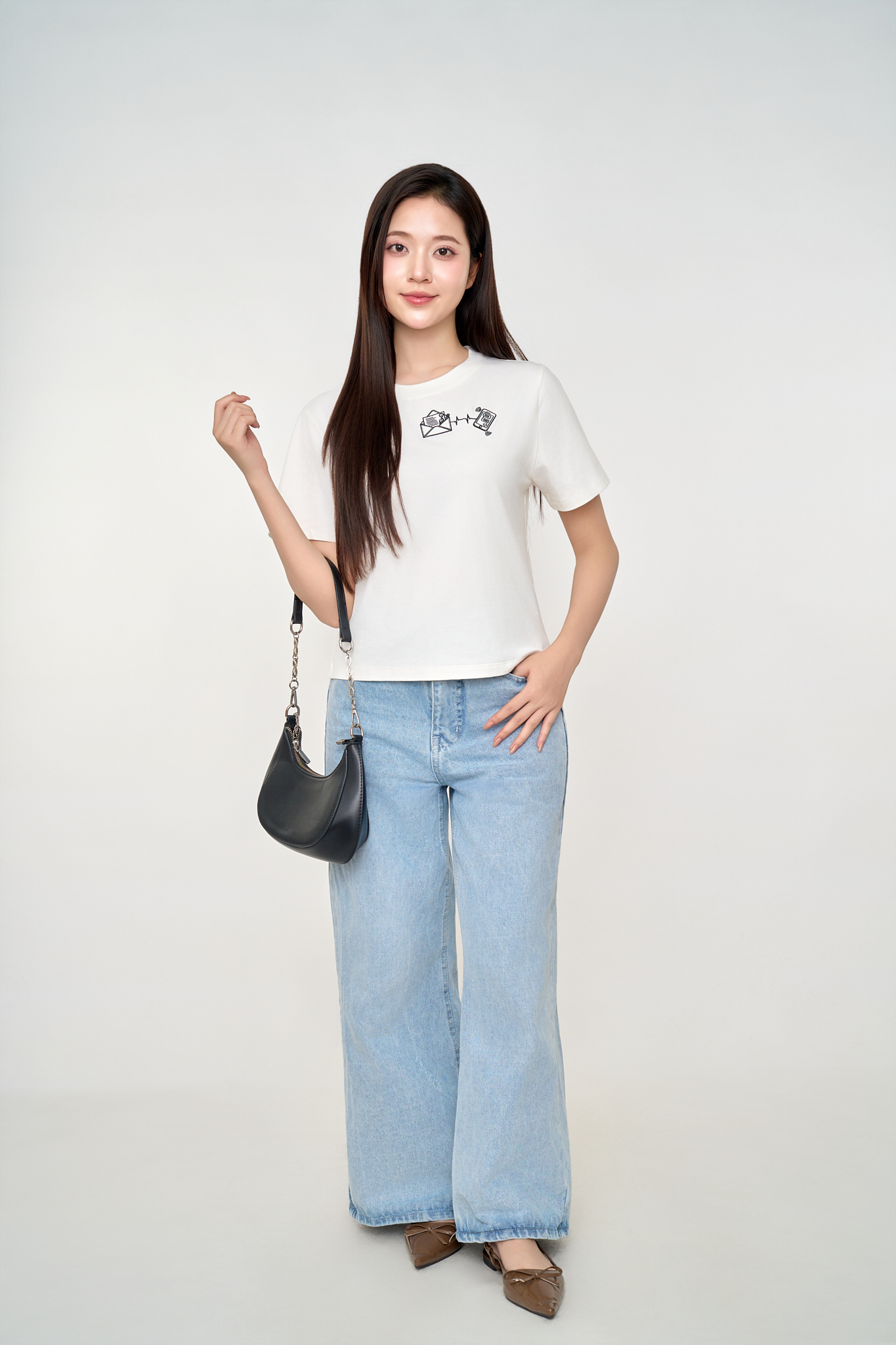 Áo Thun Nữ Bamboo Cổ Tròn Ngắn Tay Mềm Mịn