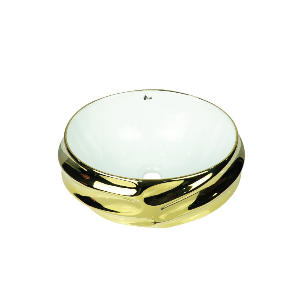 XẢ KHO - Lavabo Dương Bàn Mạ Vàng TEADY LV8536