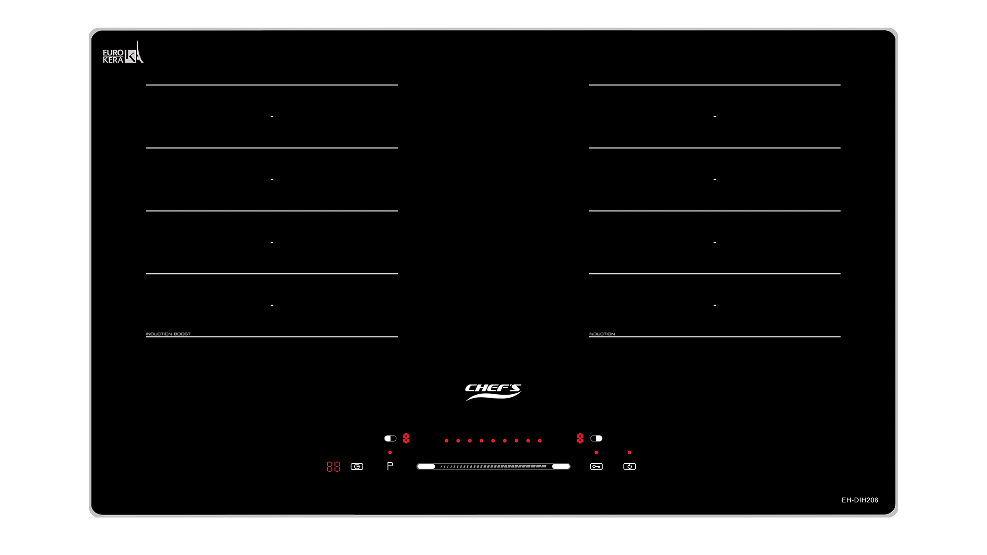 Bếp từ đôi Chef's EH-DIH208