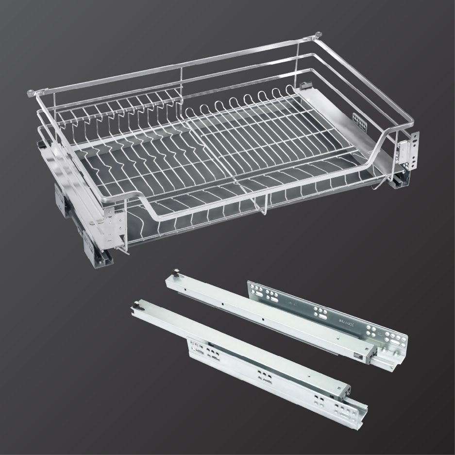 Giá Bát Đĩa Nan Dẹt GrandX XD.60S - Giải Pháp Lưu Trữ Gọn Gàng Cho Tủ Bếp Dưới 600mm