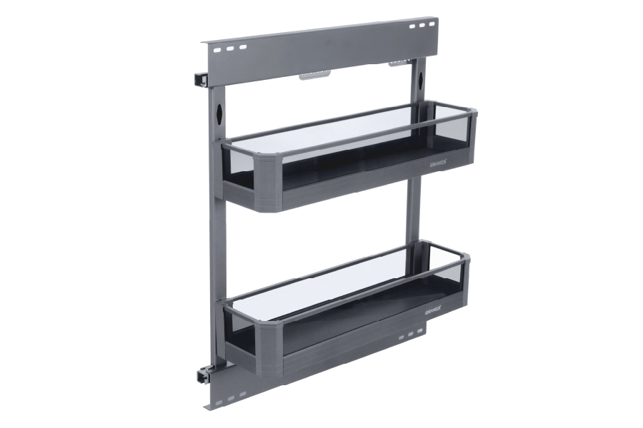 Kệ chai lọ GrandX XU.200G1 vách kính