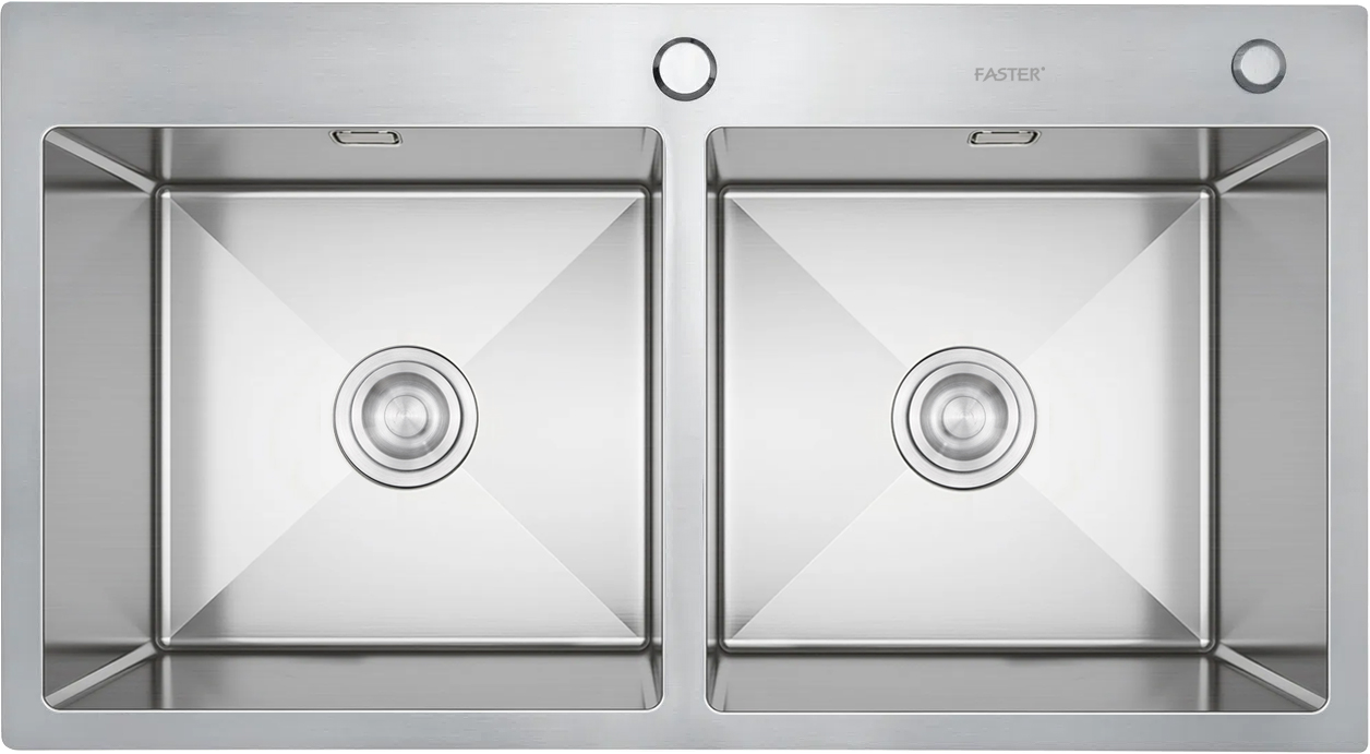 Chậu rửa bát phủ Nano bạc kháng khuẩn FS 8245HB
