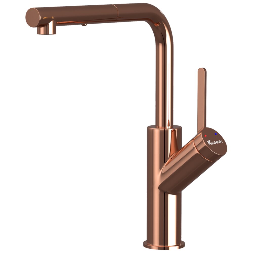Vòi rửa bát Konox Artan Rose Gold