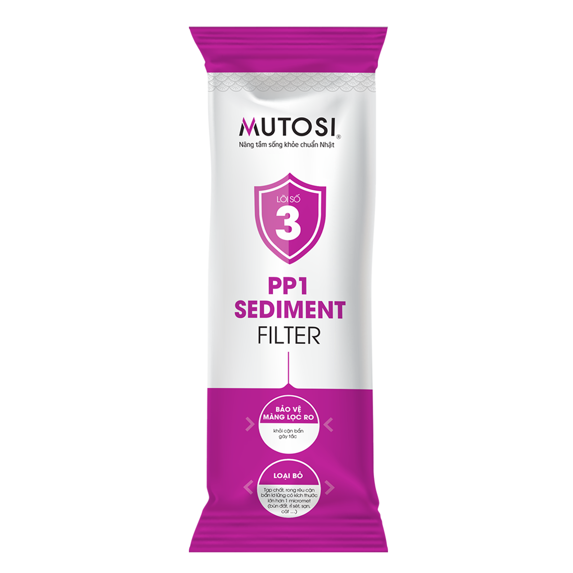 Lõi lọc số 3 PP1 micron 10 đấu nhanh