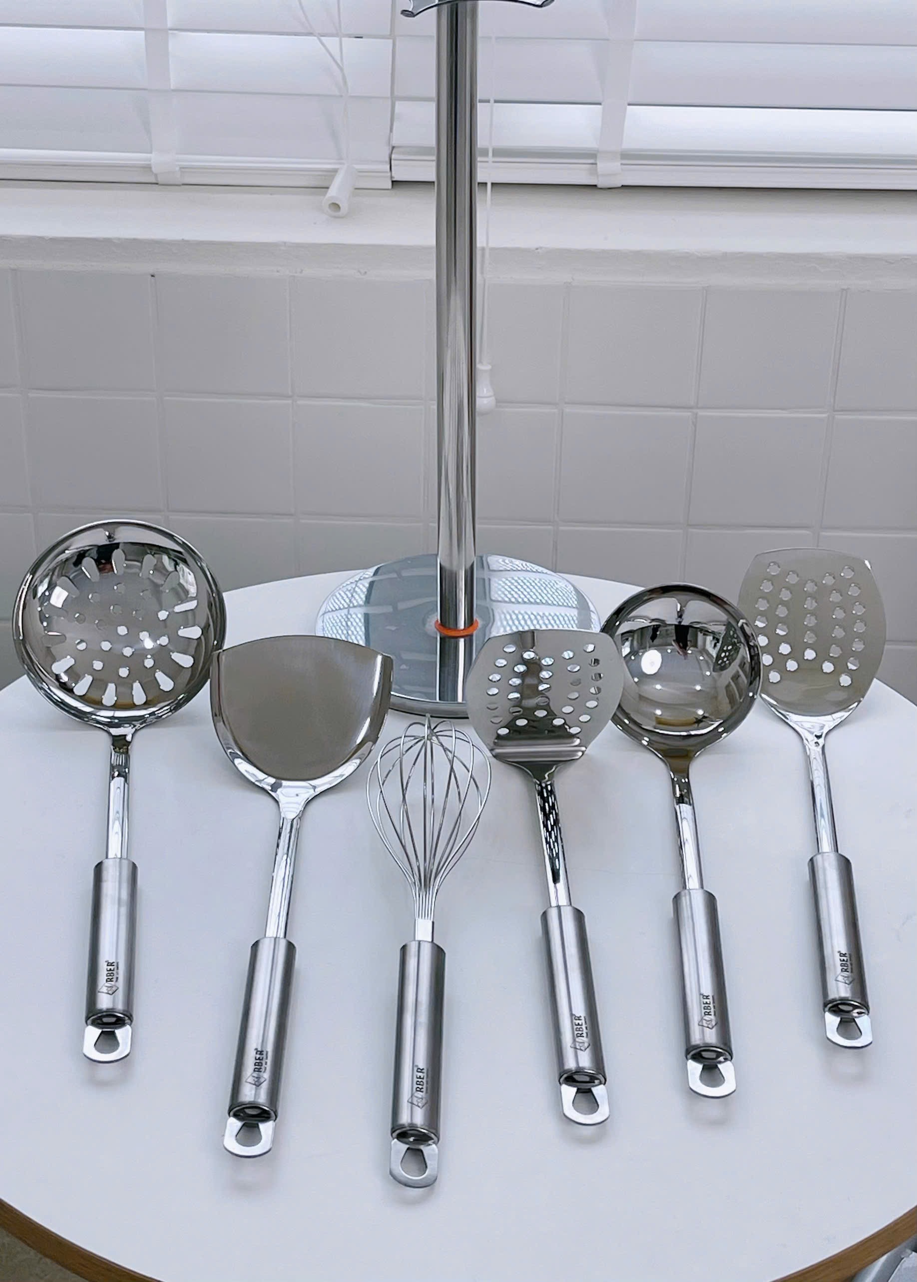 Bộ dụng cụ nhà bếp 6 món ARBER HAPPY inox cao cấp