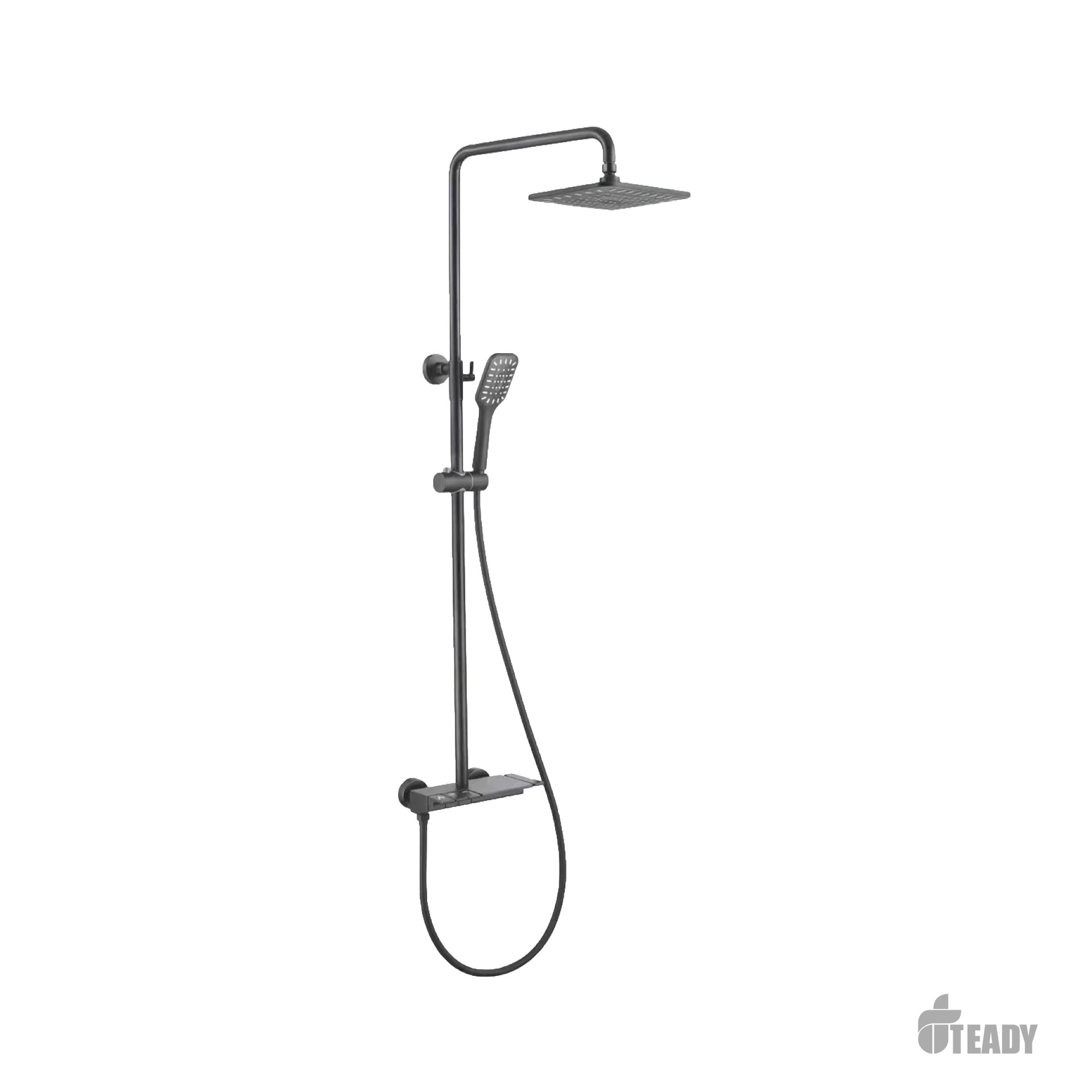 XẢ KHO -  Sen cây nóng lạnh Teady SC-2005A Mạ PVD Xám