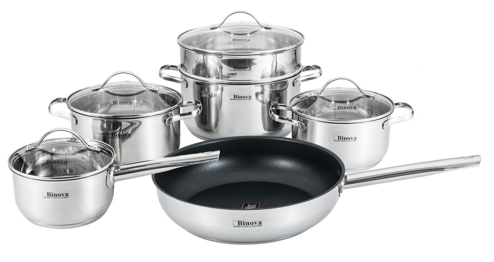 Bộ Nồi Chảo Binova BL-S600 Inox 304