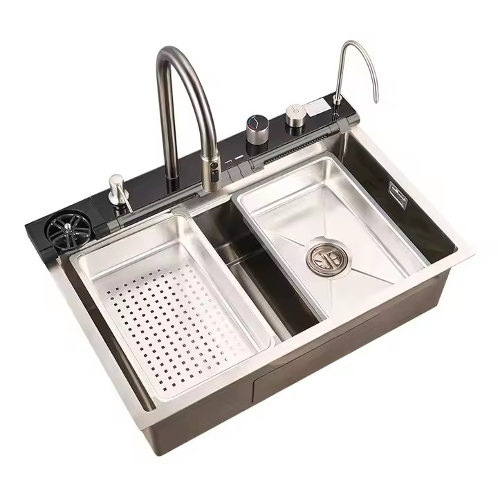 Chậu rửa bát 7546 EPL 7 phím - Inox 304